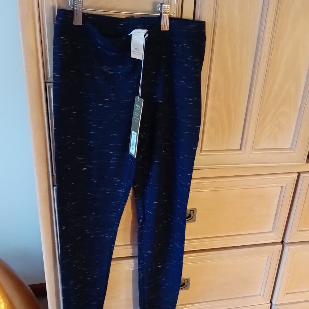 New Lauren Conrad LC Small Leggings NWT  Blue White